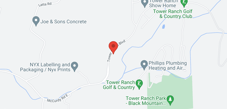 map of 1601 Tower Ranch Boulevard